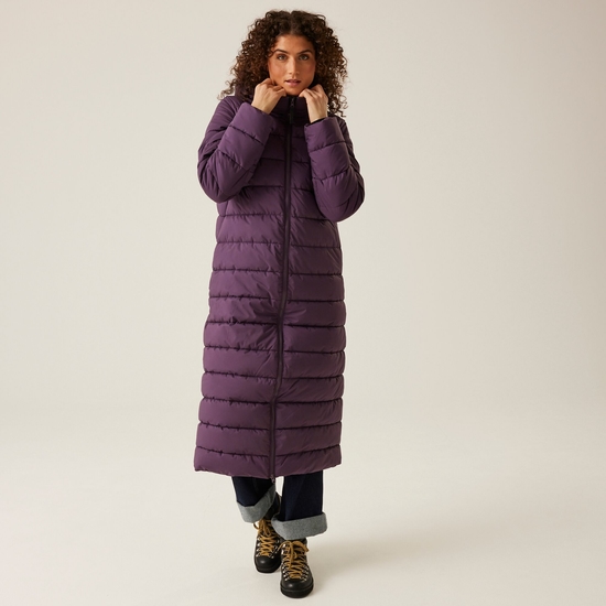 Women's Elender Quilted Jacket Deep Plum