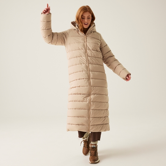 Women's Elender Quilted Jacket Warm Taupe