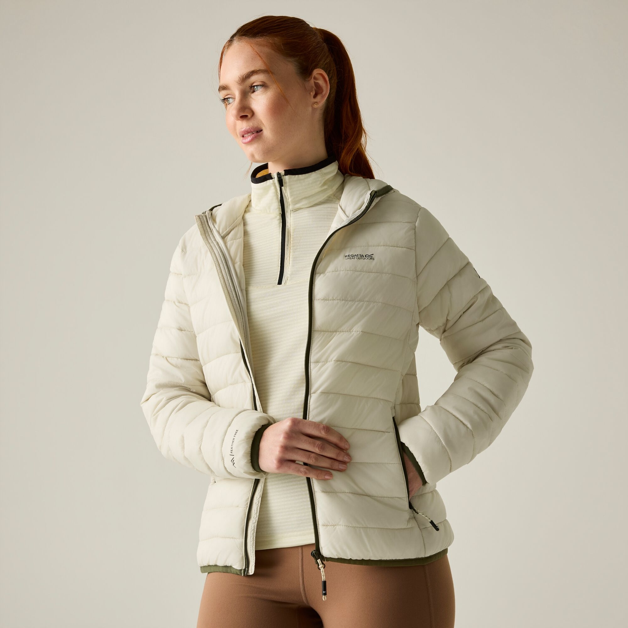 Regatta Women's Hooded Marizion Padded Jacket - White Size 18