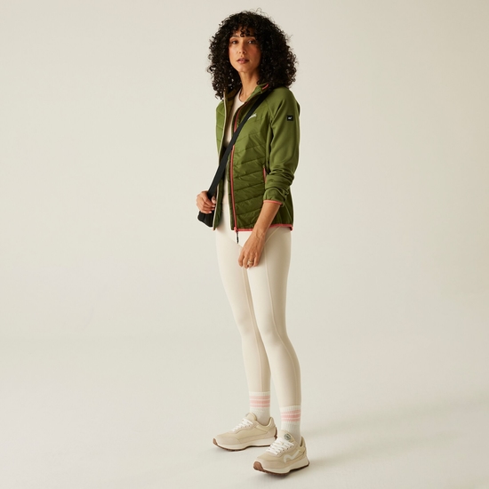 Women's Andreson VIII Hybrid Jacket Nephrite Green Peach Bloom