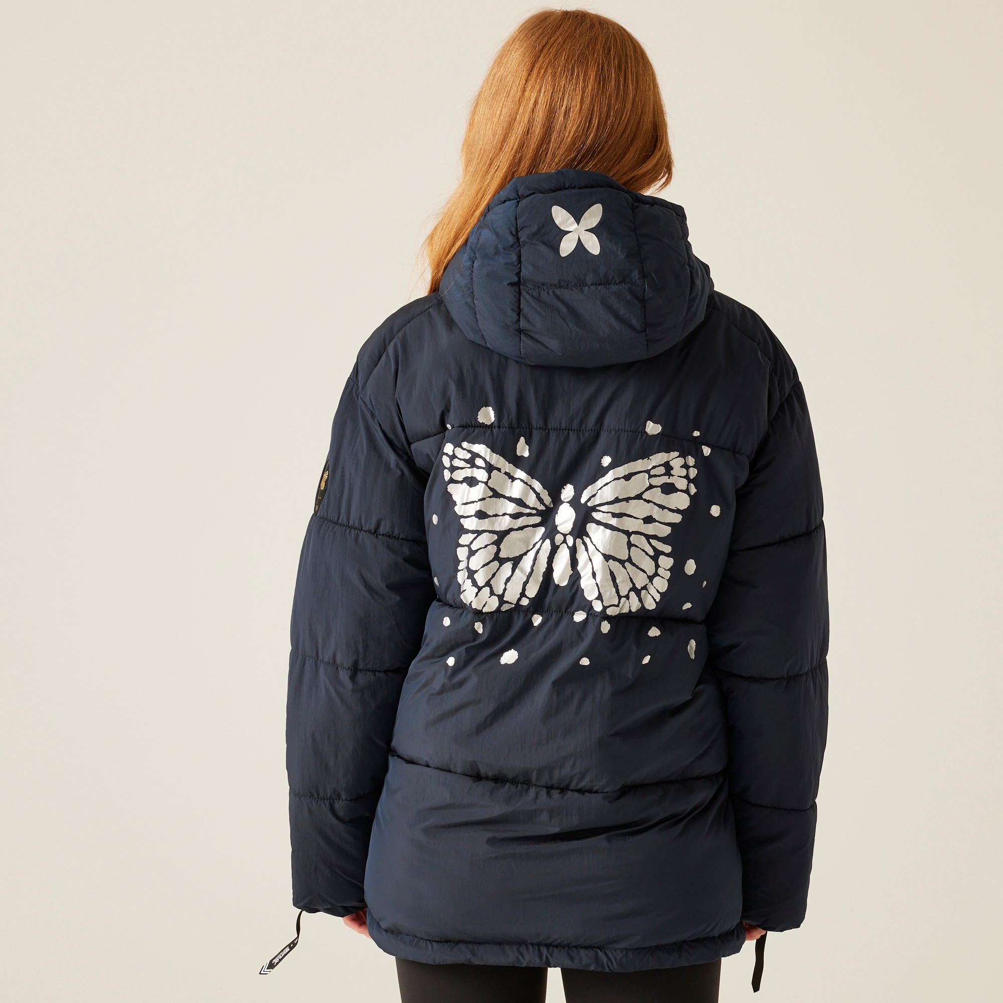 Regatta Christian Lacroix Damska kurtka pikowana zimowa Gallician Granatowy