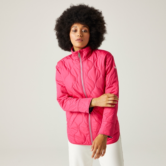 Courcelle Femme Veste matelassée Rose