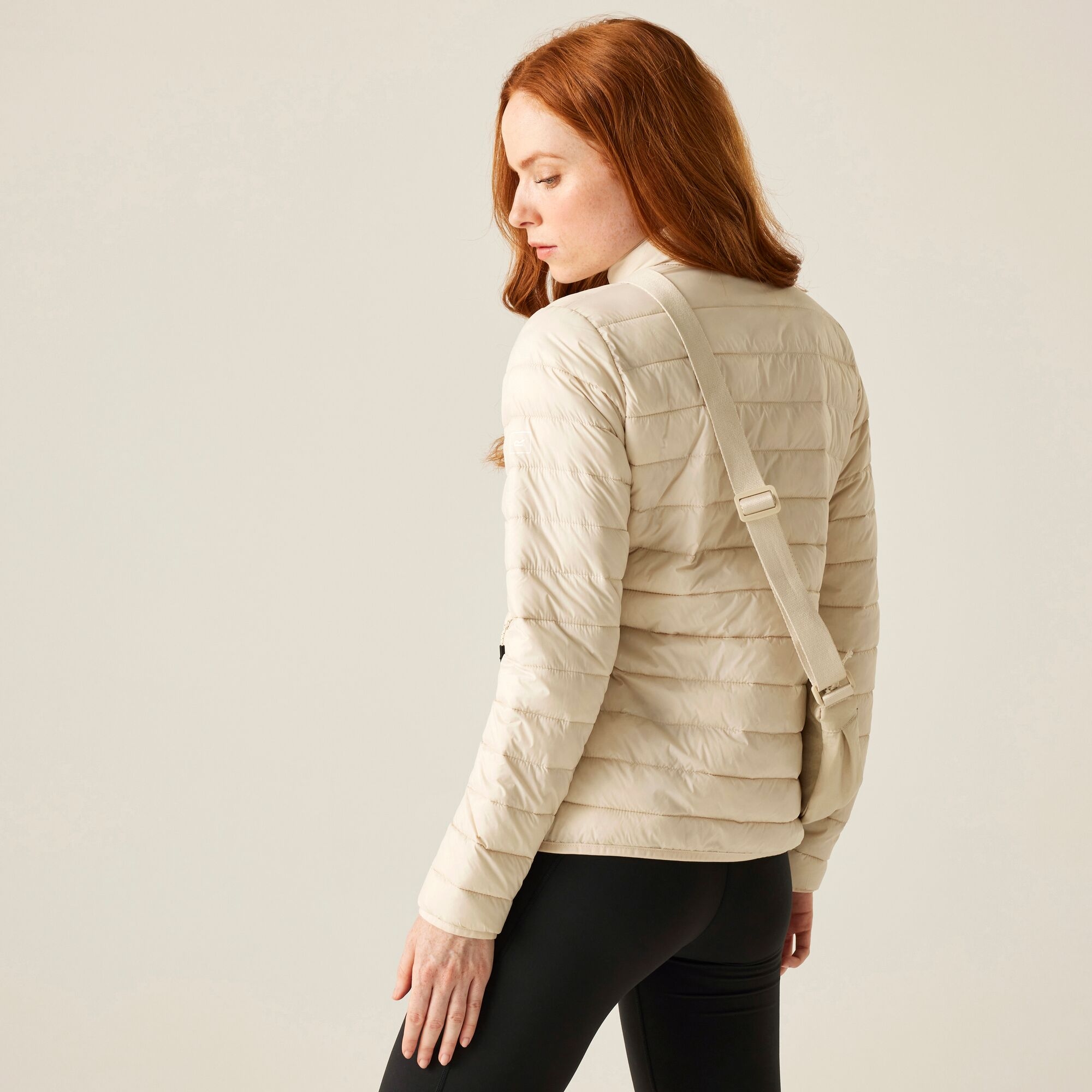Kurtka damska przejściowa ocieplana Hillpack II Beżowy