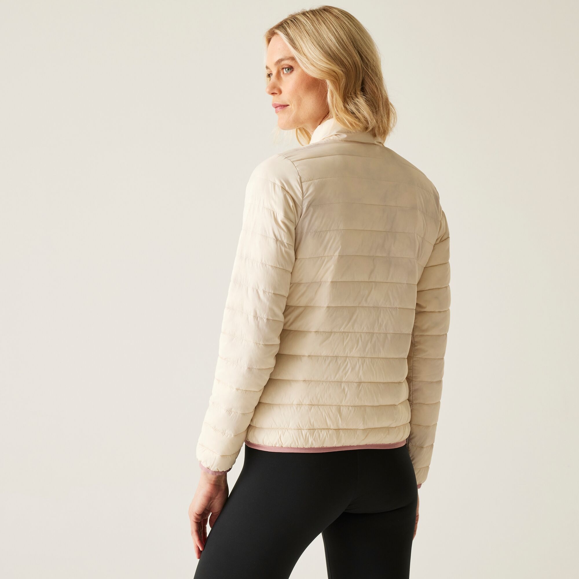Kurtka damska przejściowa ocieplana Hillpack II Kremowy