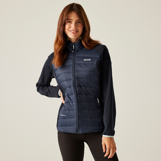 Women's Clumber V Hybrid Jacket Navy Icy Morn