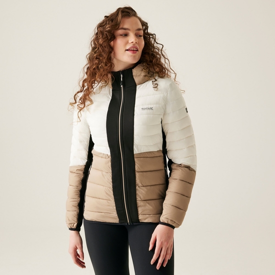 Veste à capuche Leedre Hybrid pour femme Noir