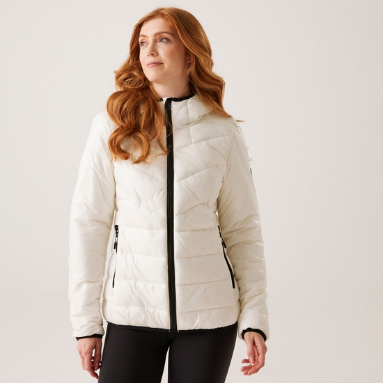 Women's Heatherly Quilted Jacket Blanc De Blanc