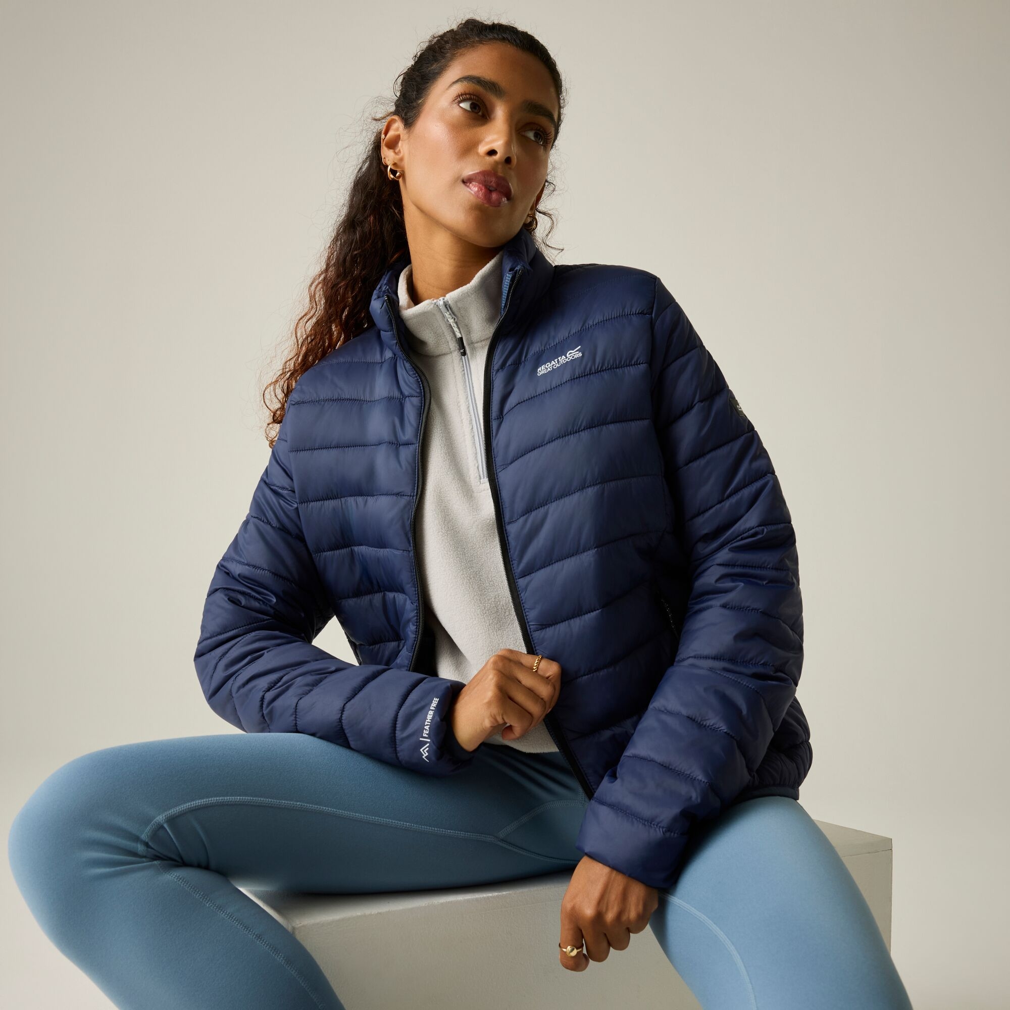 Regatta Women's Navy Marizon Padded Jacket In | : Size 16 - Image 4