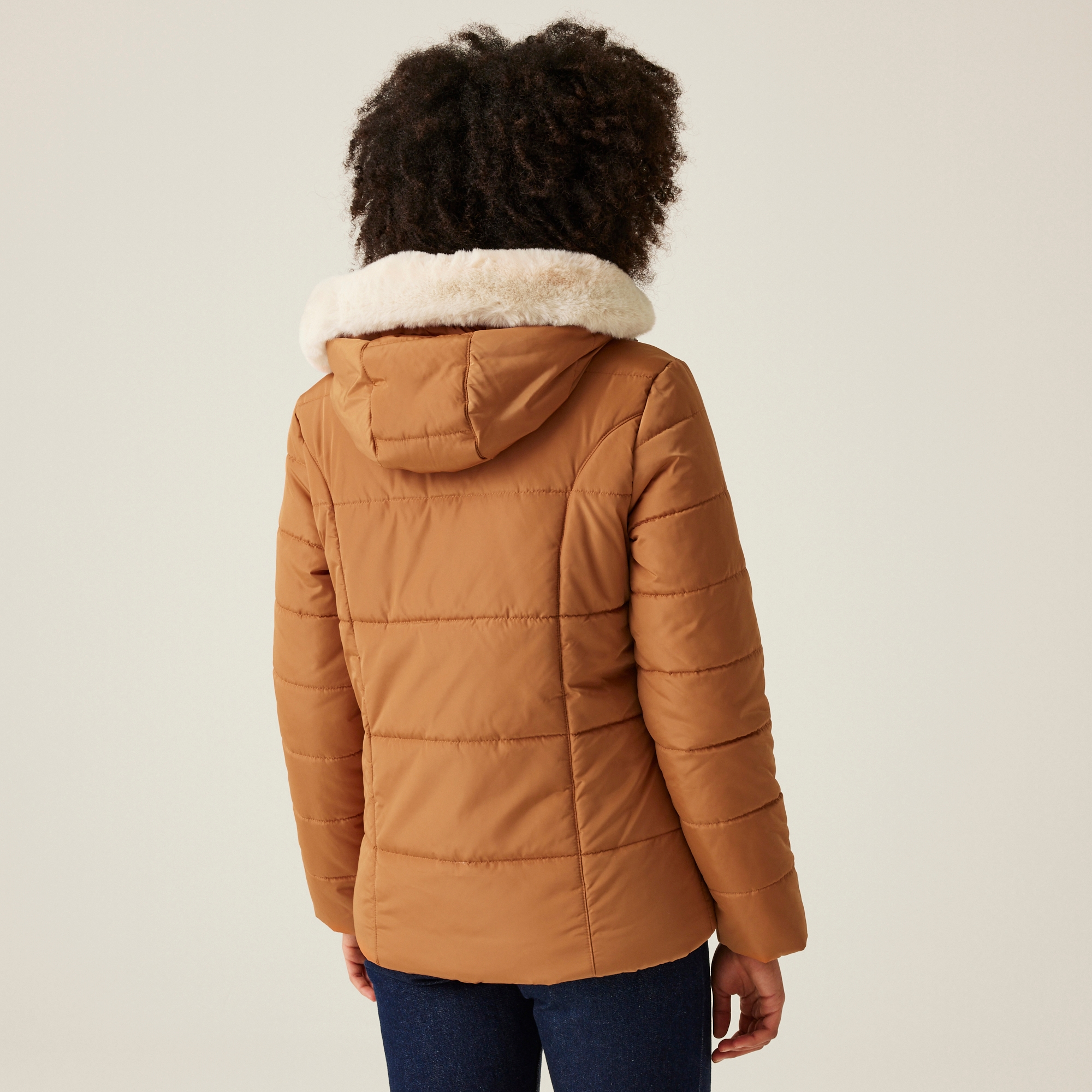 Regatta Damska kurtka przejściowa ocieplana pikowana Winnie Brązowy