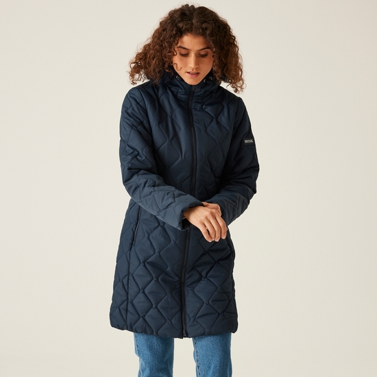 Women's Fritha III Insulated Parka Jacket Navy