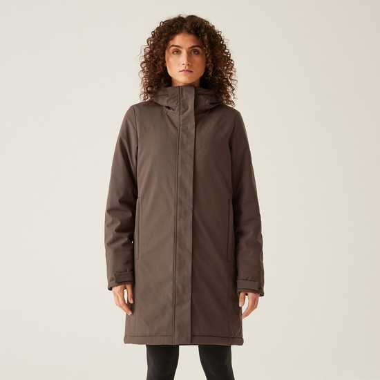 Veste matelassée Dallymoore pour femme Brun