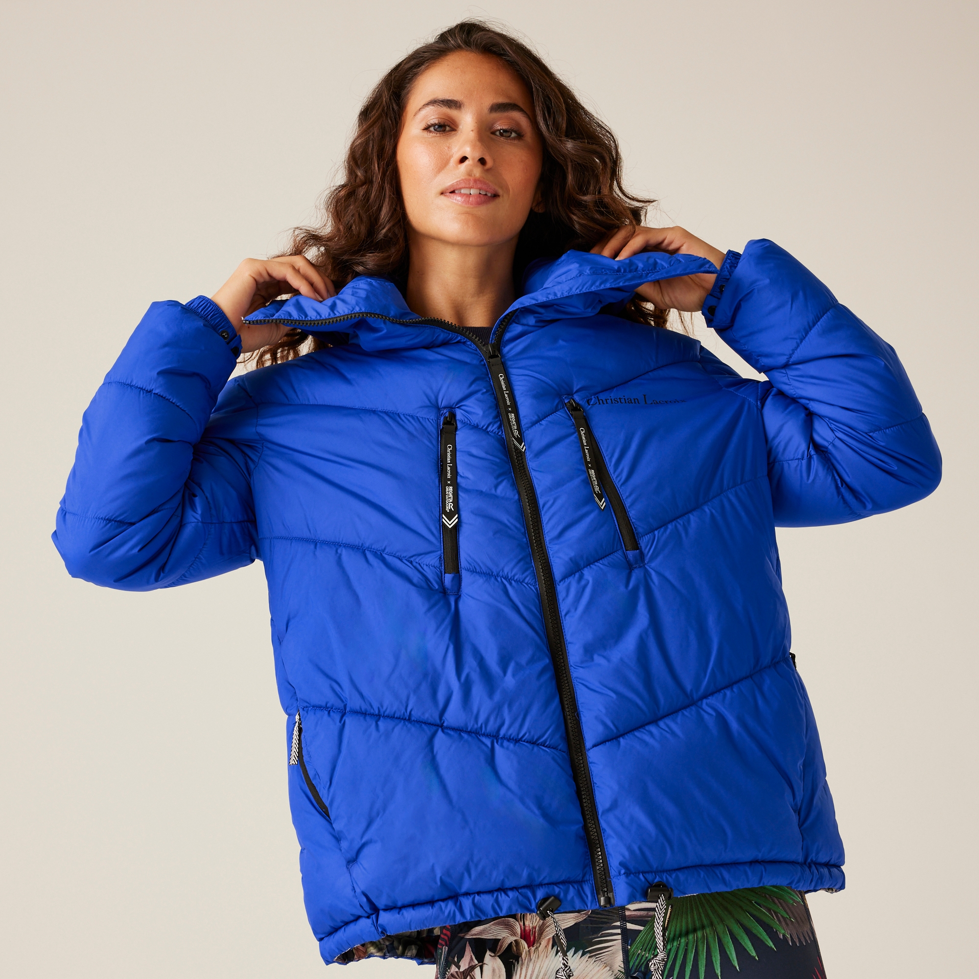 Regatta Christian Lacroix Damska kurtka zimowa pikowana Cavaillon Niebieski