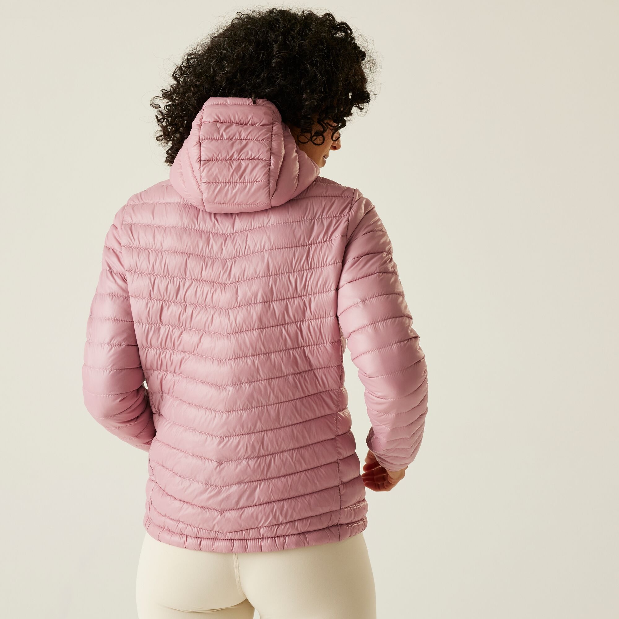 Damska kurtka przejściowa pikowana Hurden Różowy