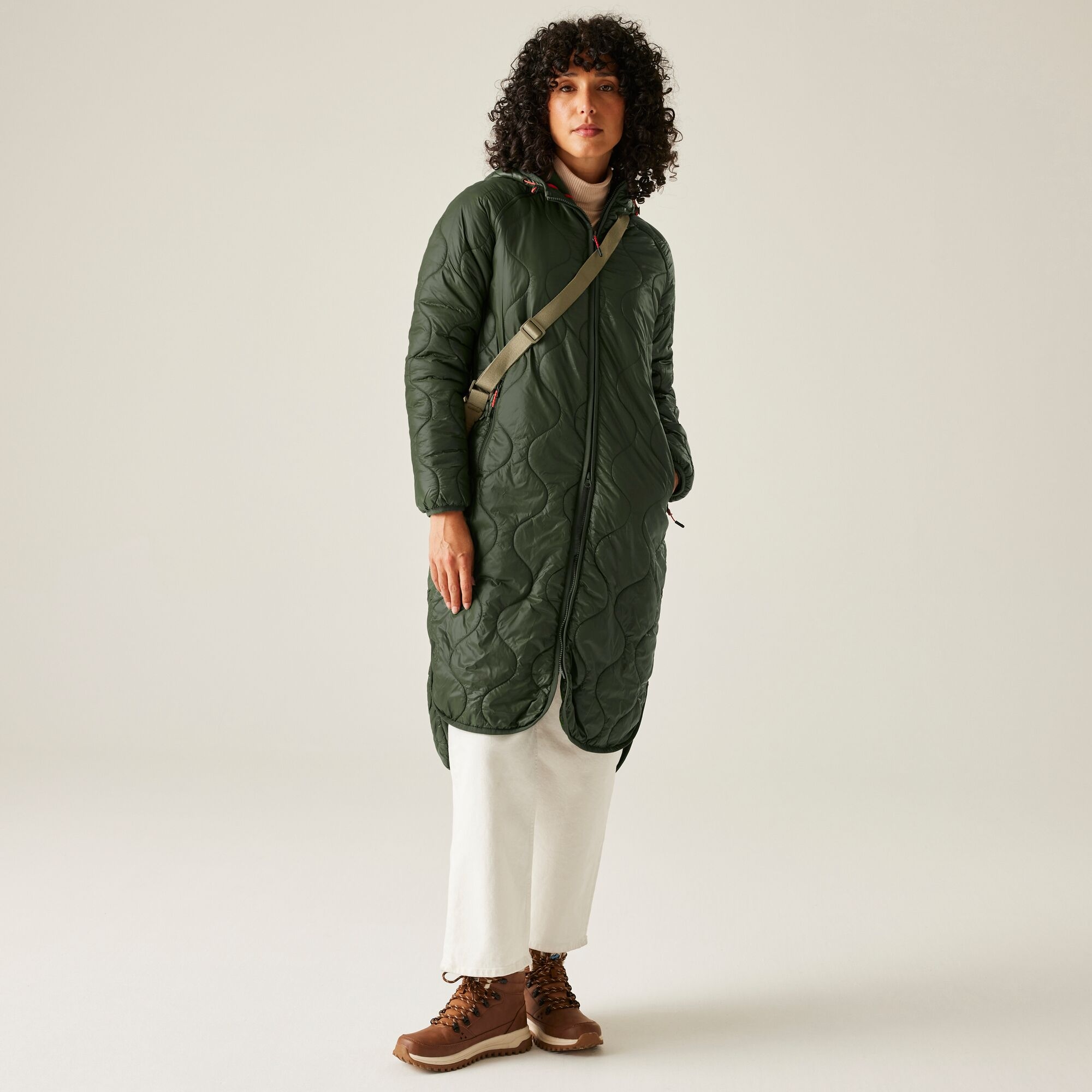 Regatta Płaszcz damski przejściowy ocieplany Triea Zielony