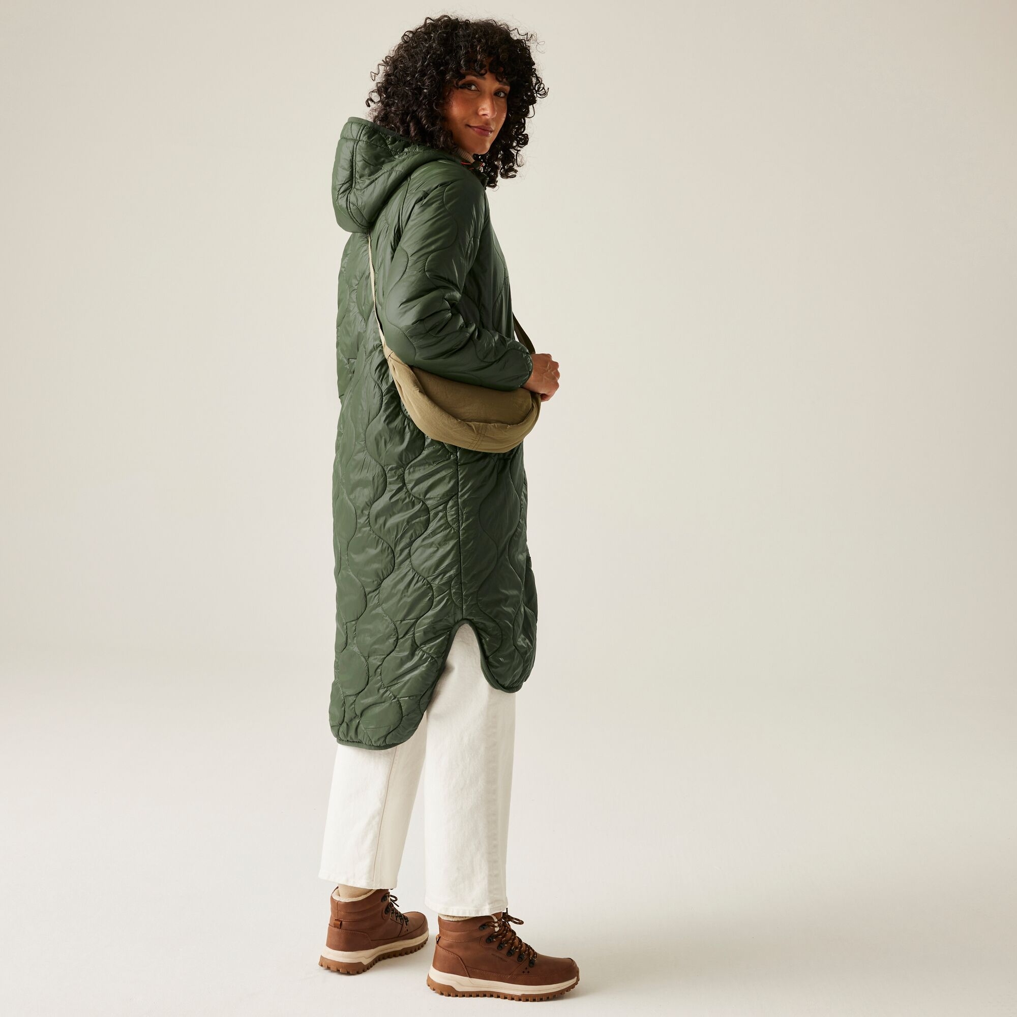 Regatta Płaszcz damski przejściowy ocieplany Triea Zielony