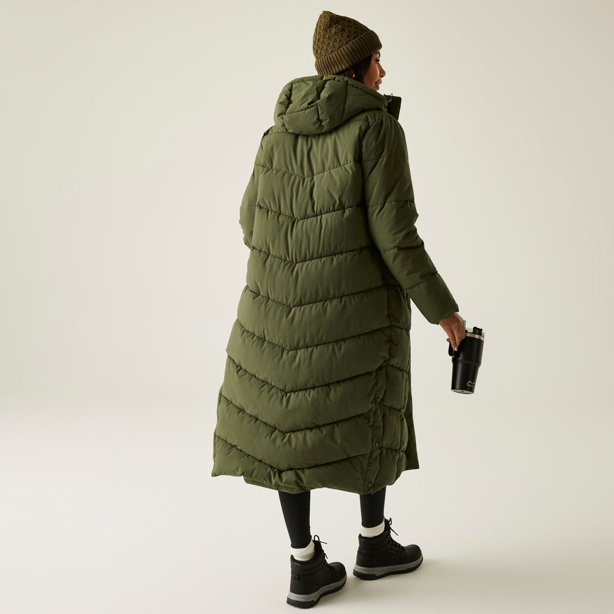 Regatta Płaszcz damski zimowy ocieplany Eloria Zielony