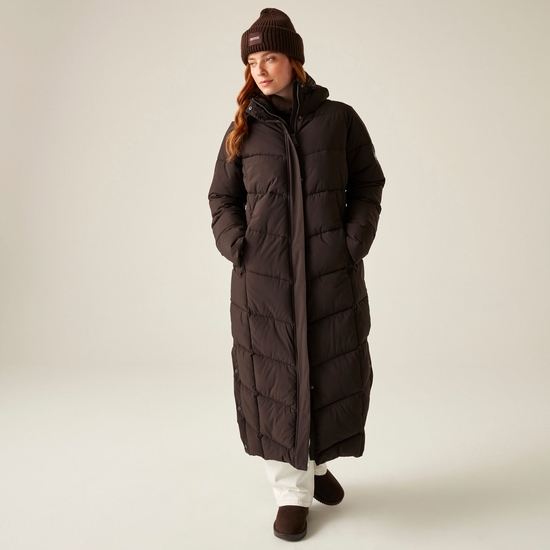 Women's Eloria Quilted Jacket Brown