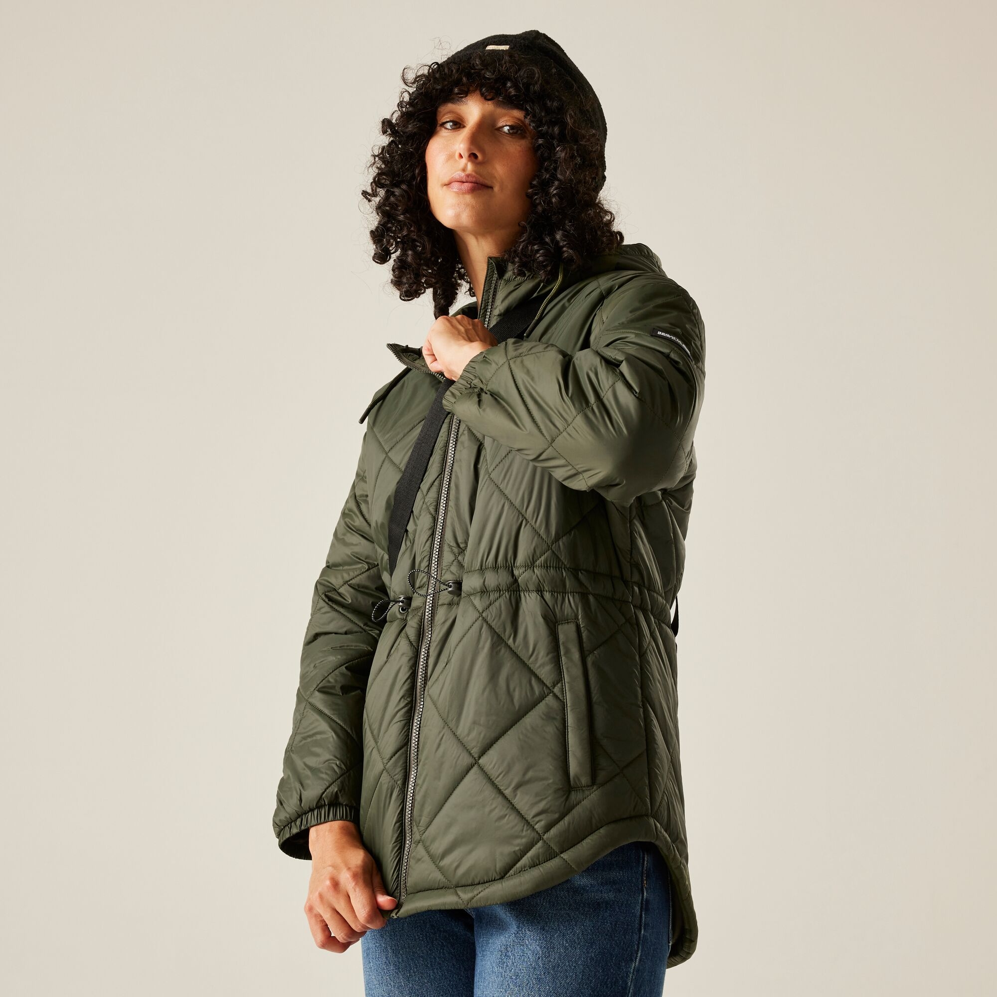 Regatta Women's Ivey Quilted Jacket - Green Size 12