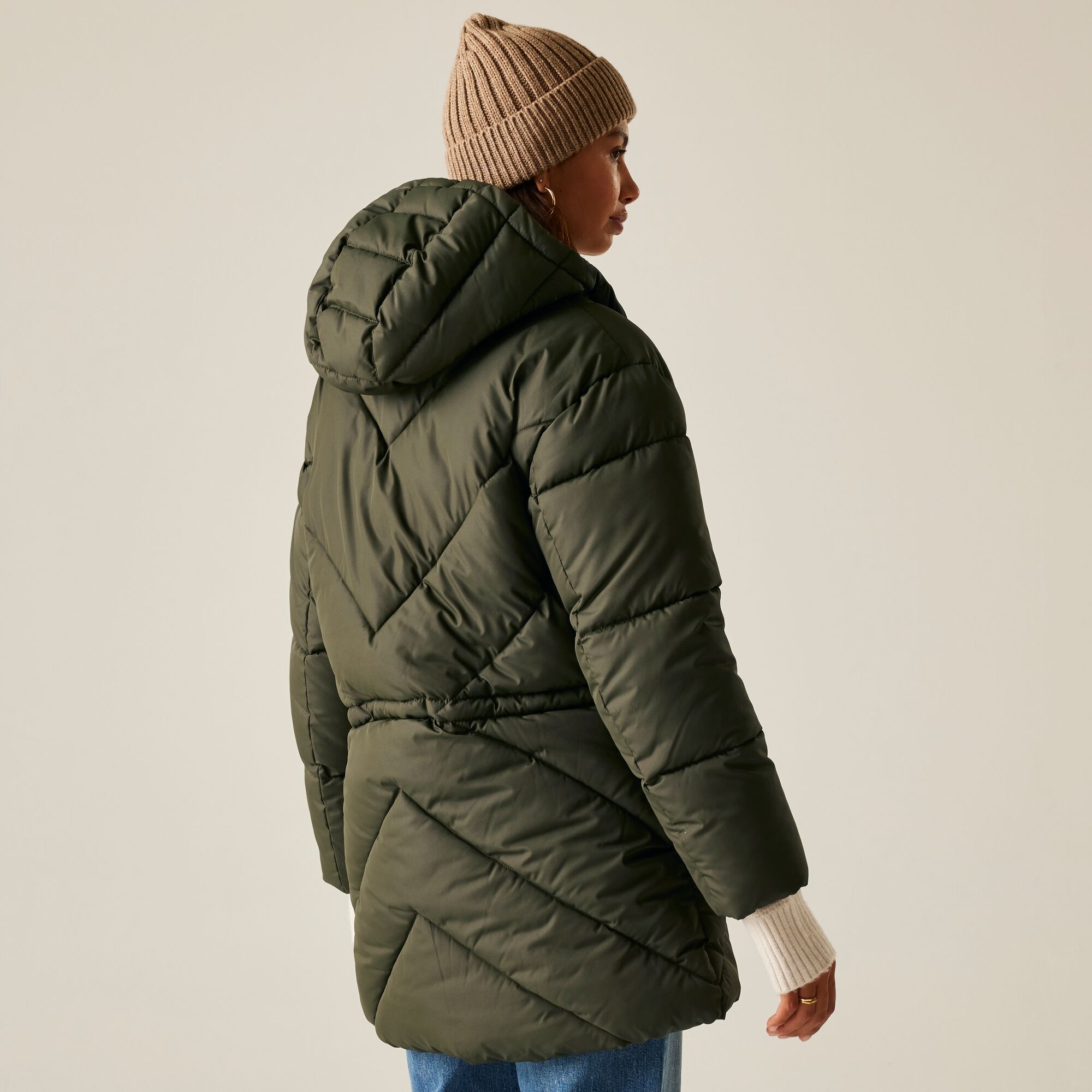 Regatta Kurtka damska zimowa ocieplana Rusey Zielony