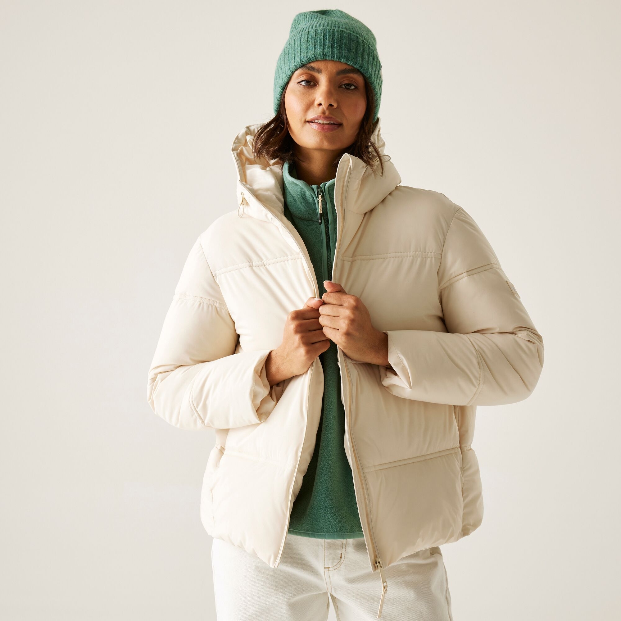 Kurtka damska zimowa ocieplana Roxienne Biały