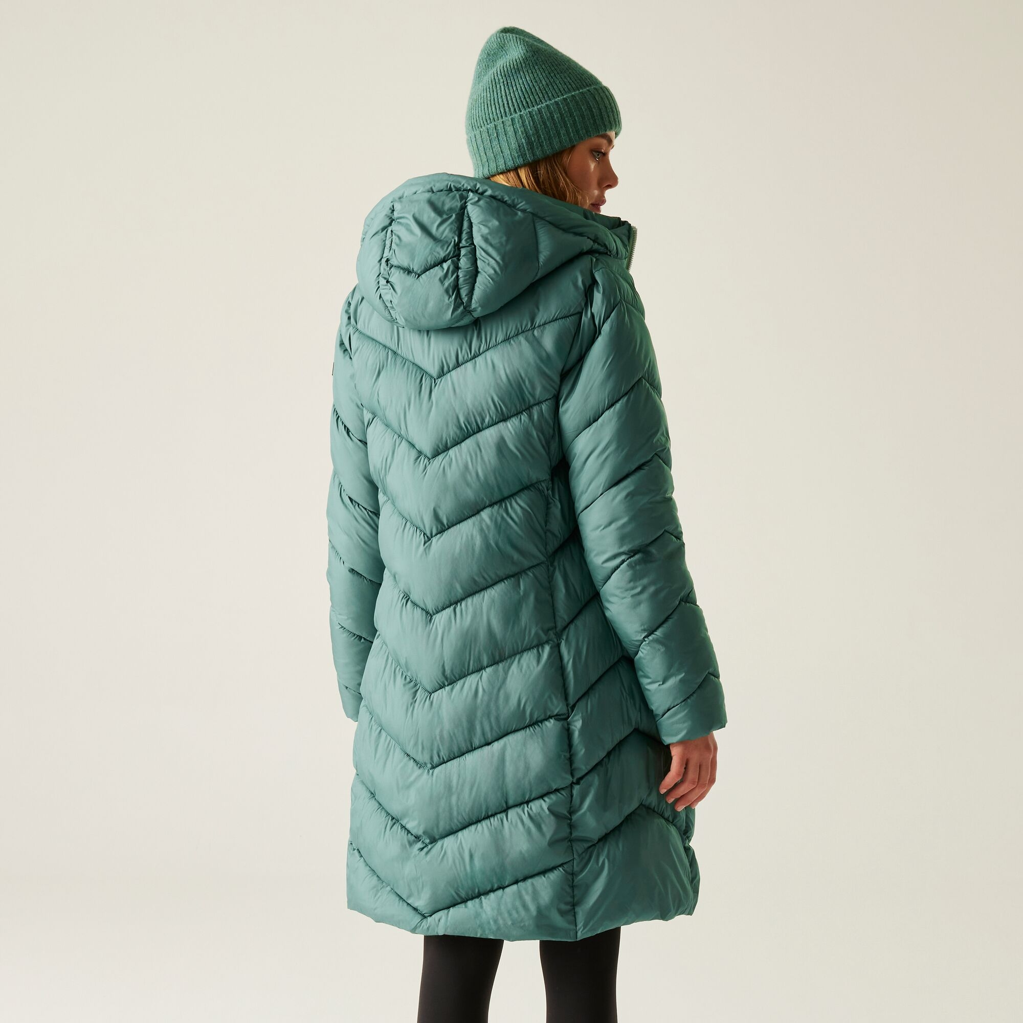 Regatta Płaszcz damski zimowy ocieplany Anita Zielony