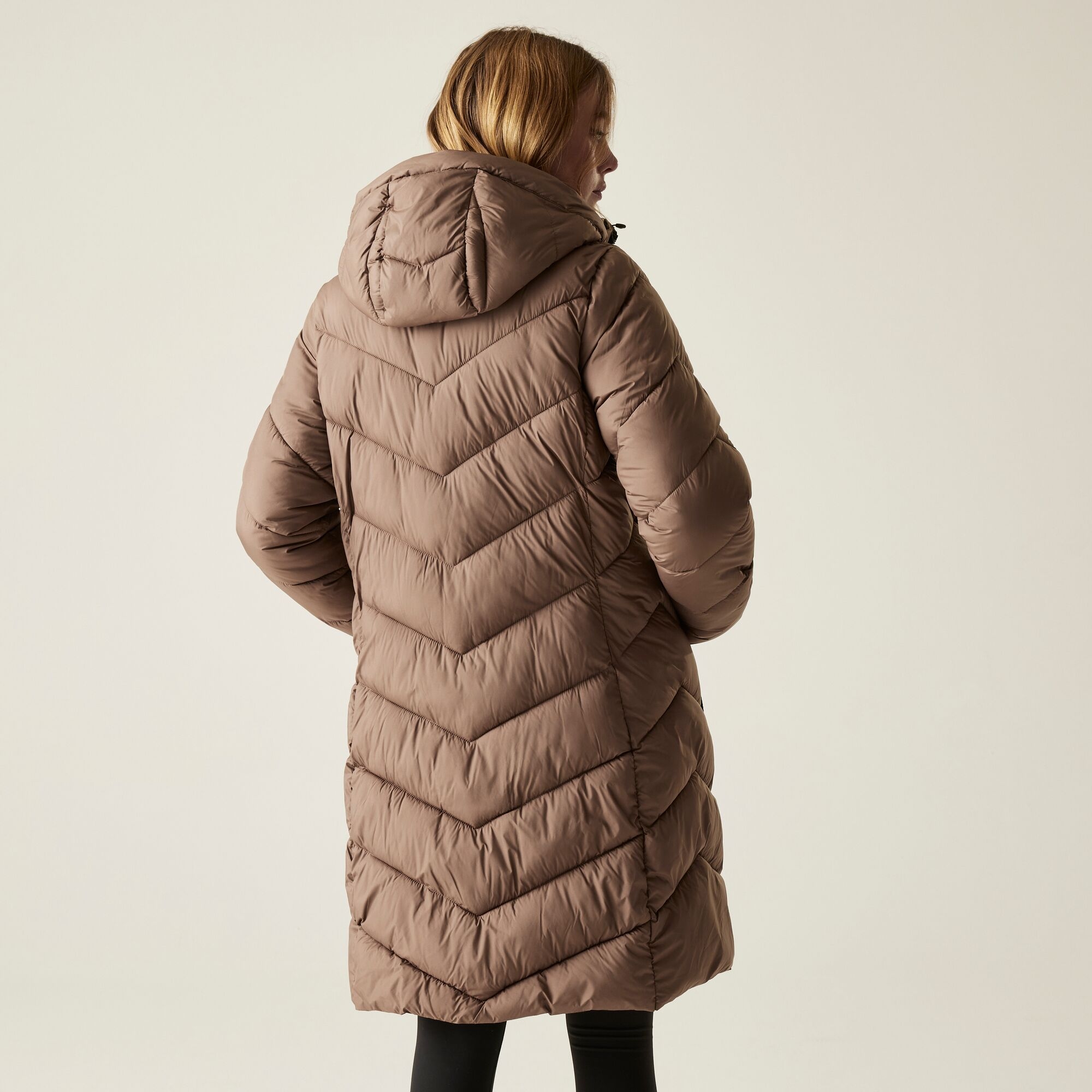 Regatta Płaszcz damski zimowy ocieplany Anita Brązowy