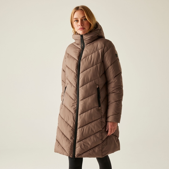 Women's Anita Quilted Jacket Brown