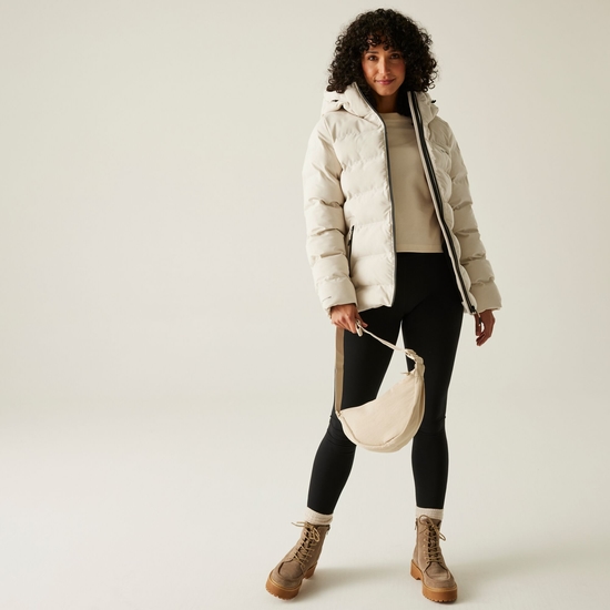 Veste thermique matelassée pour femme Altoro Beige