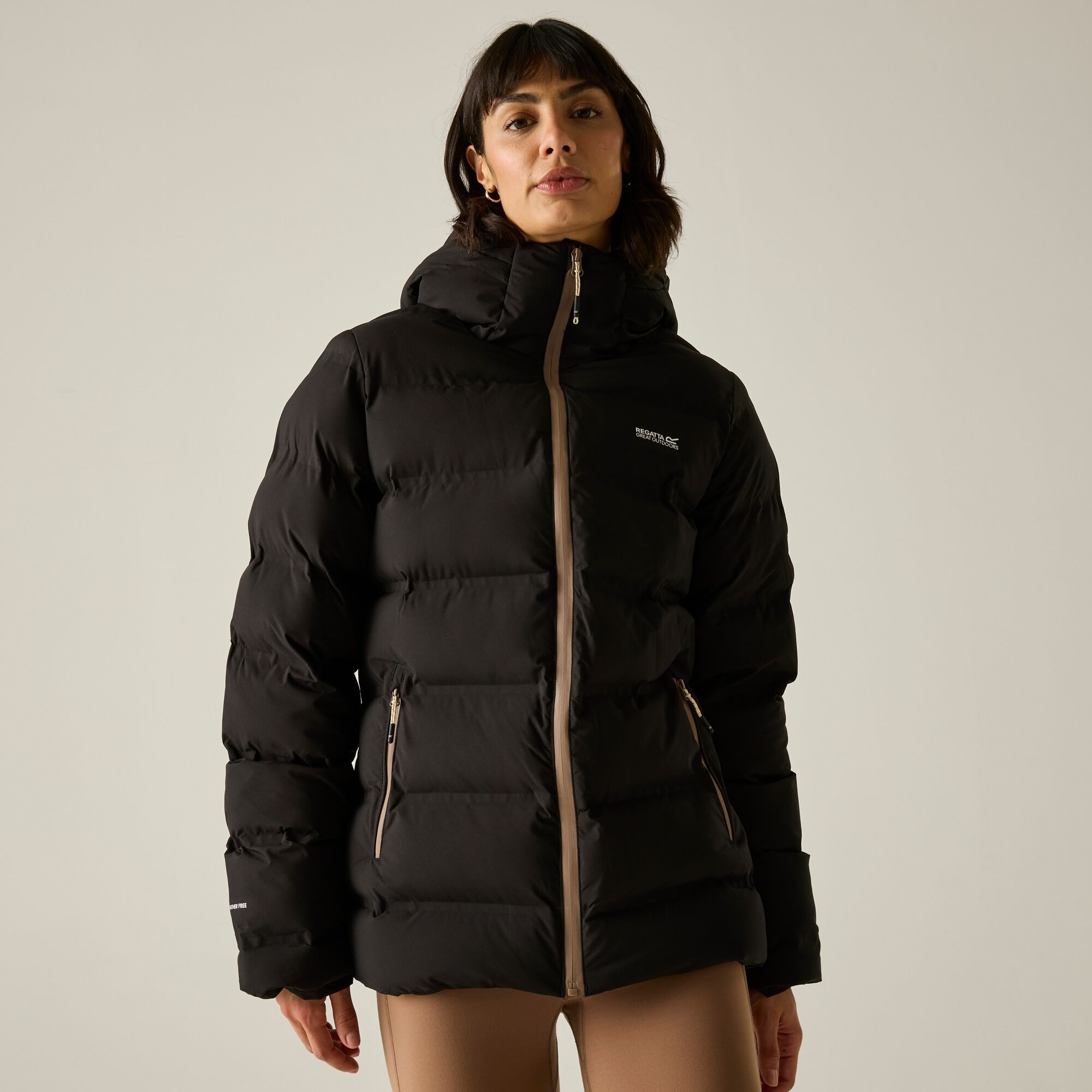 Regatta Women's Winter Waterproof Altoro Thermal Padded Jacket - Black Size 18