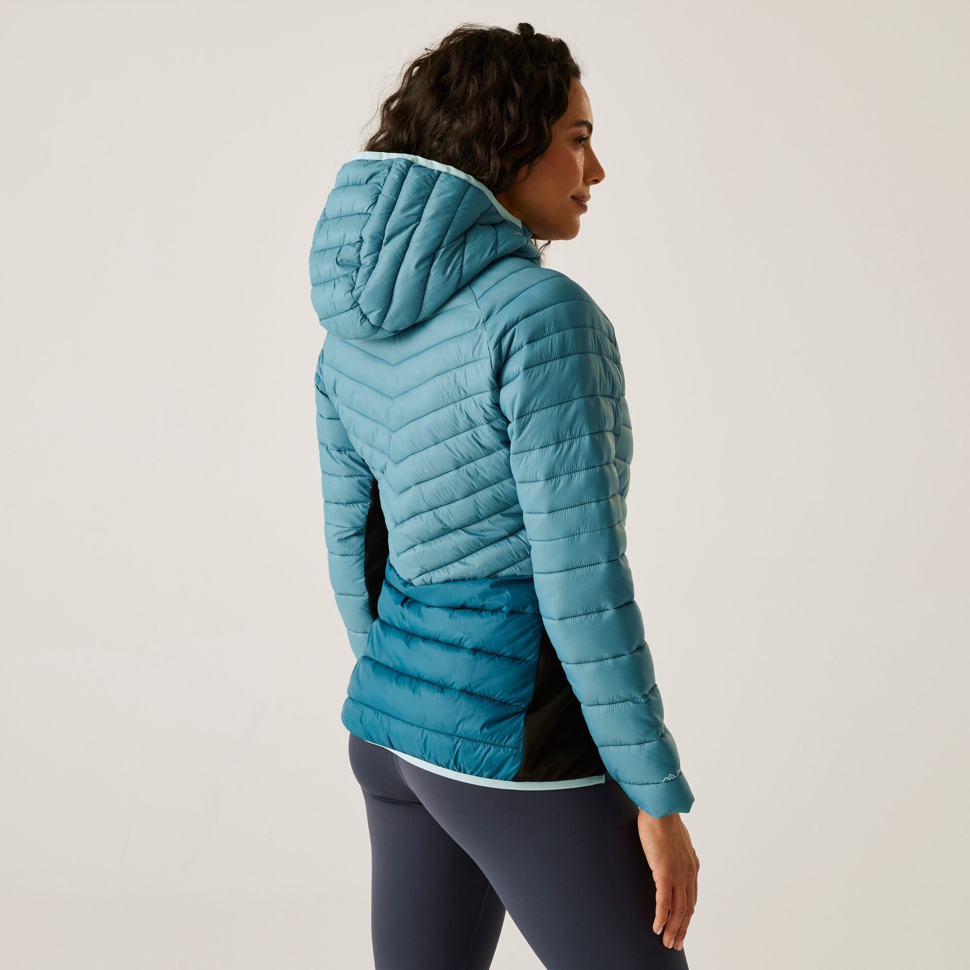 Regatta Kurtka damska hybrydowa z kapturem Leedre Zielony