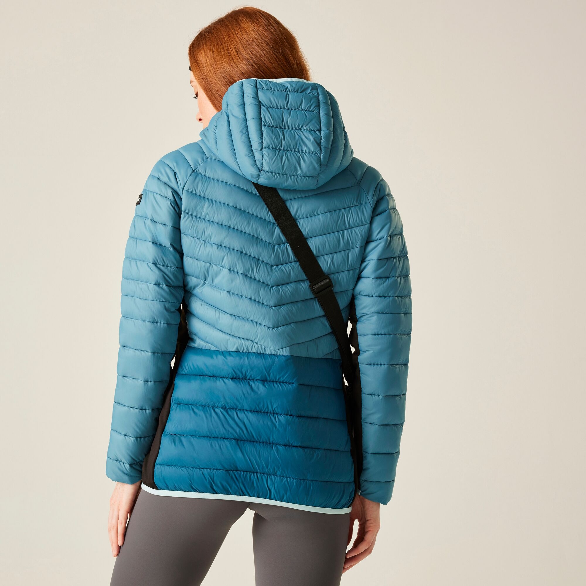 Regatta Kurtka damska hybrydowa z kapturem Leedre Niebieski