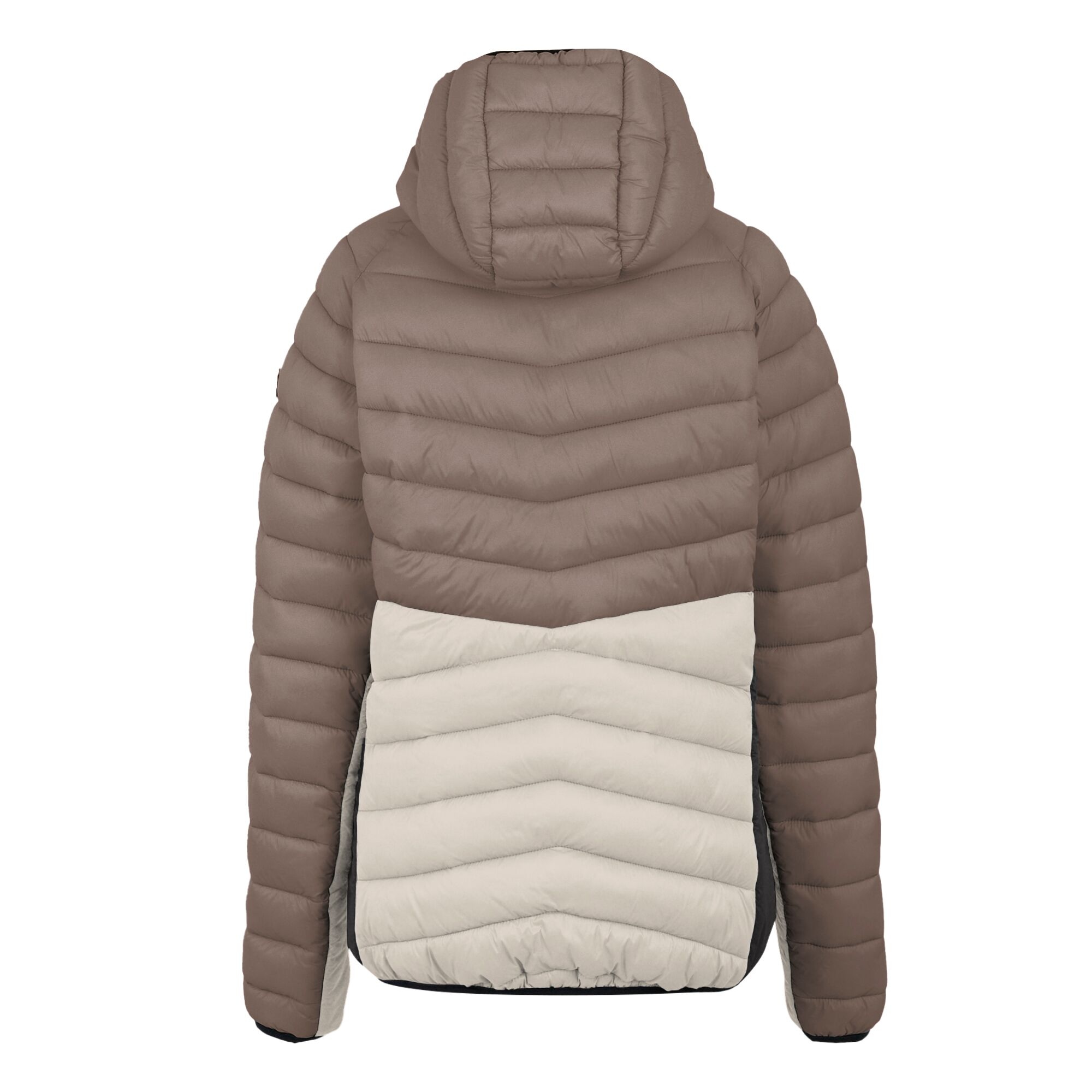 Regatta Kurtka damska przejściowa ocieplana z kapturem Dalent Brązowy