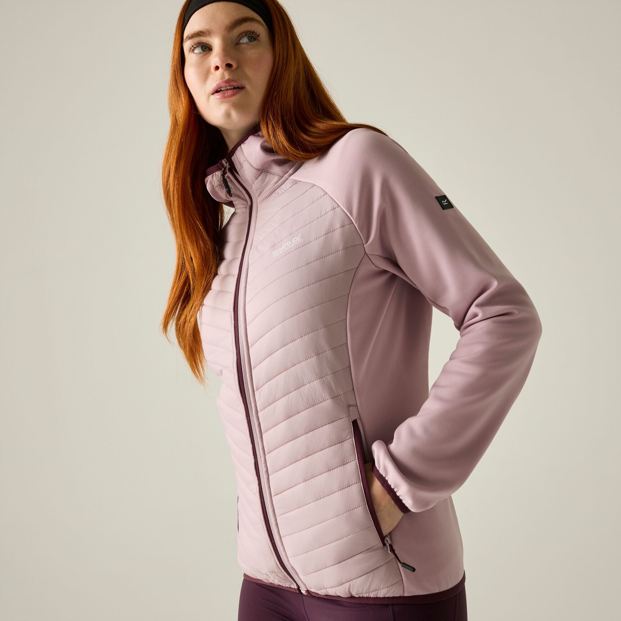 Regatta Andreson Hybrid Jacket Size: 24 Women's Pink