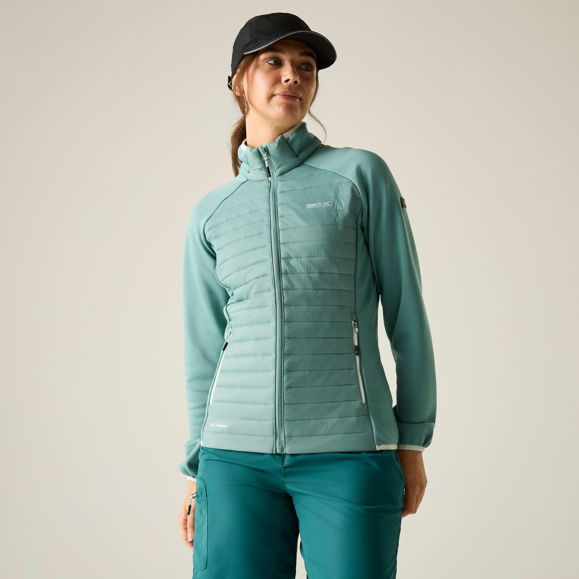 Regatta Women's Clumber Hybrid Jacket - Green Size 10