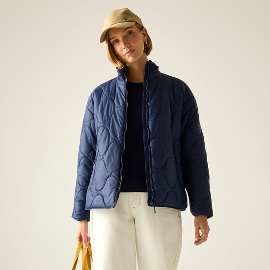 Regatta Women's Carlotte Quilted Jacket Navy Blue
