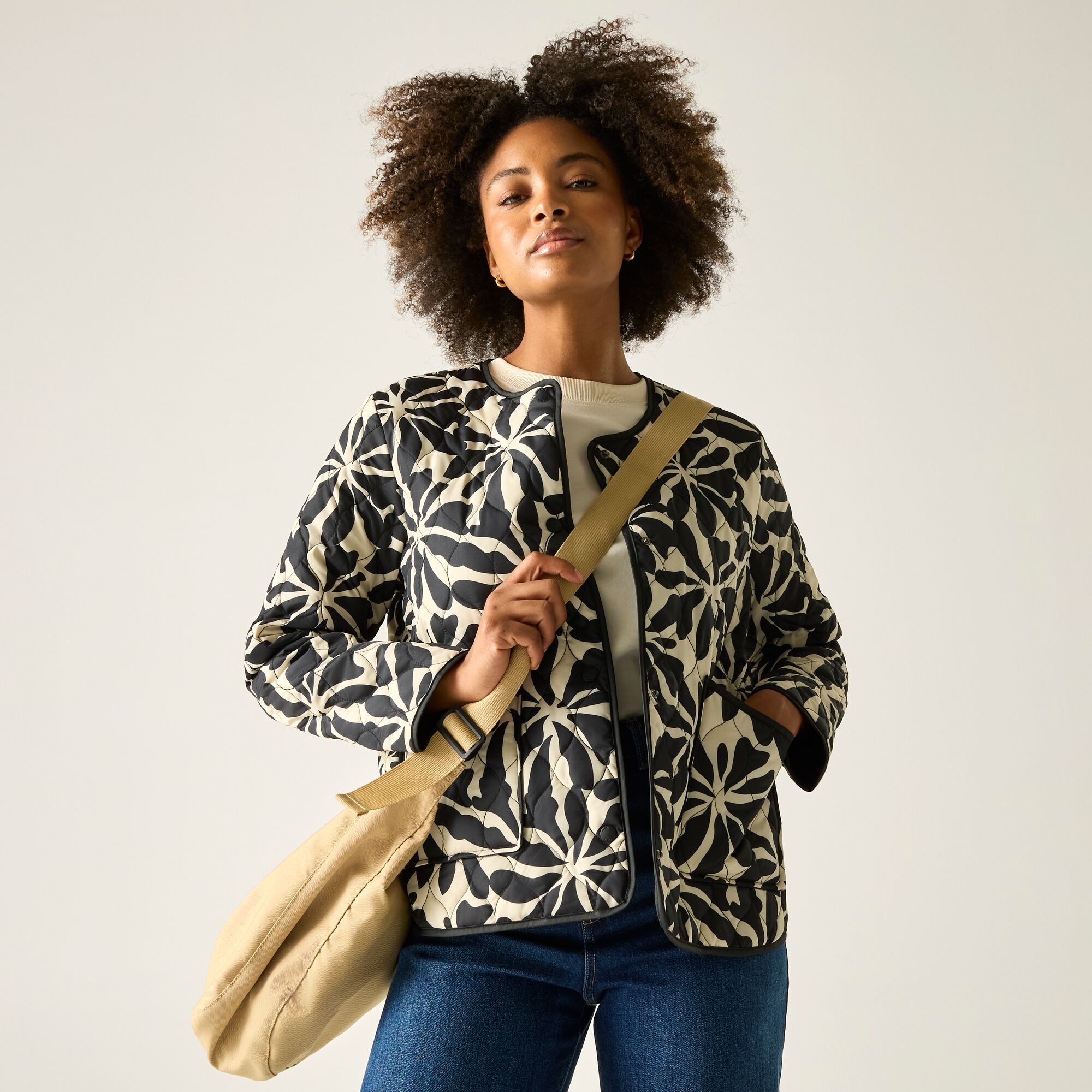 Regatta   Kurtka damska pikowana Mira Beżowe