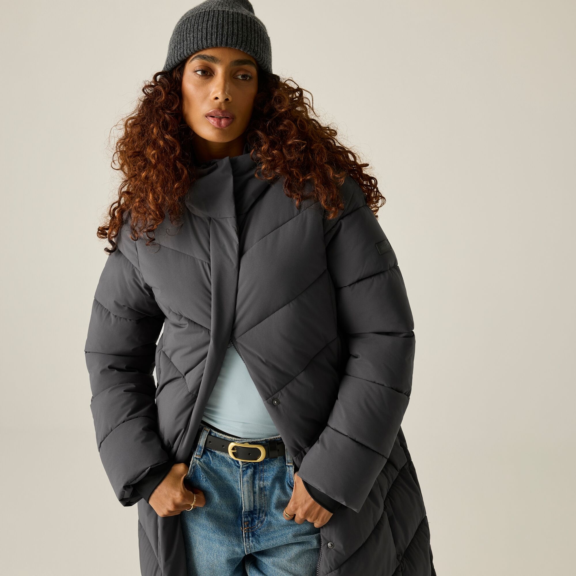 Regatta Women's Eloria Padded Jacket - Grey Size 20