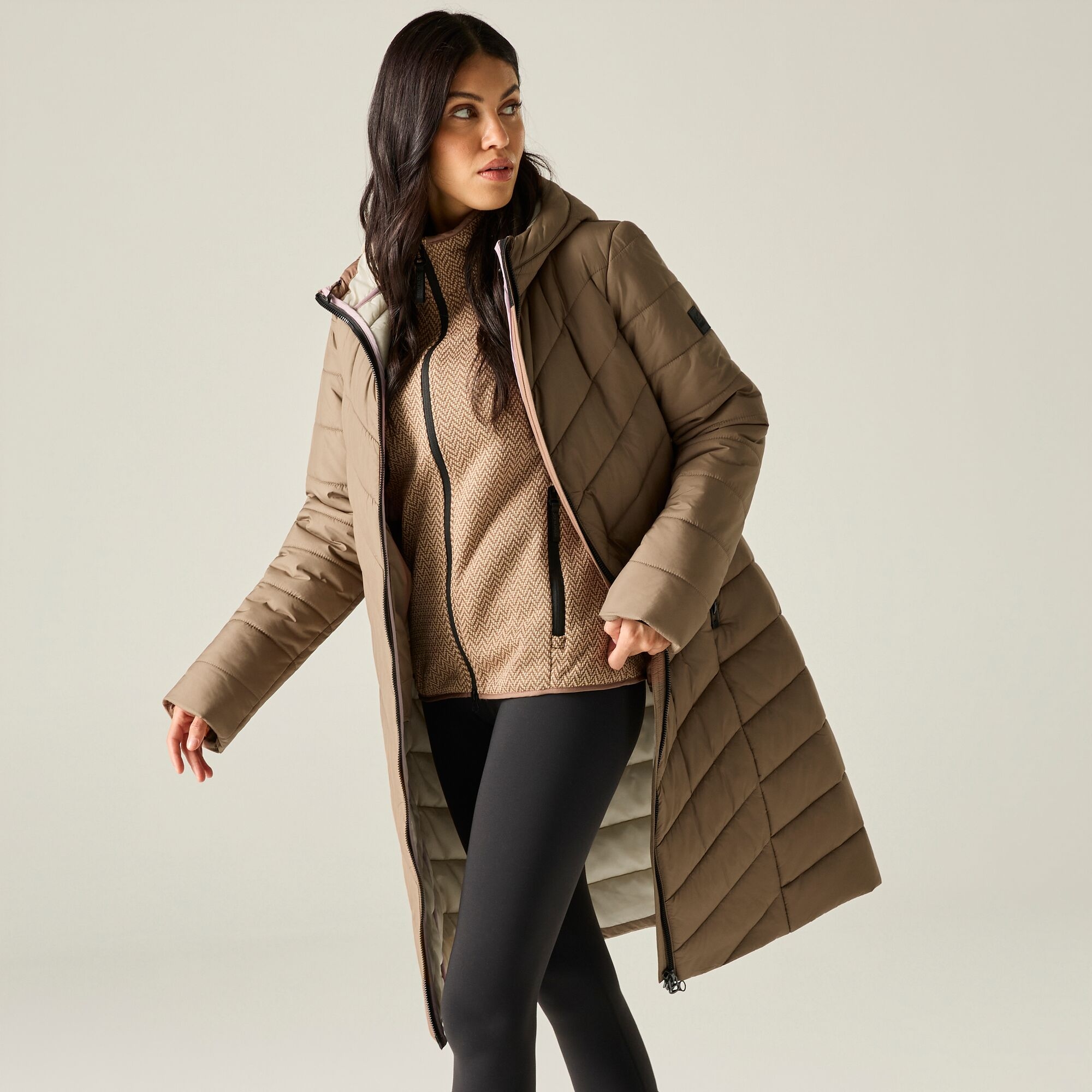 Regatta Women's Adela Padded Jacket - Brown Size 14