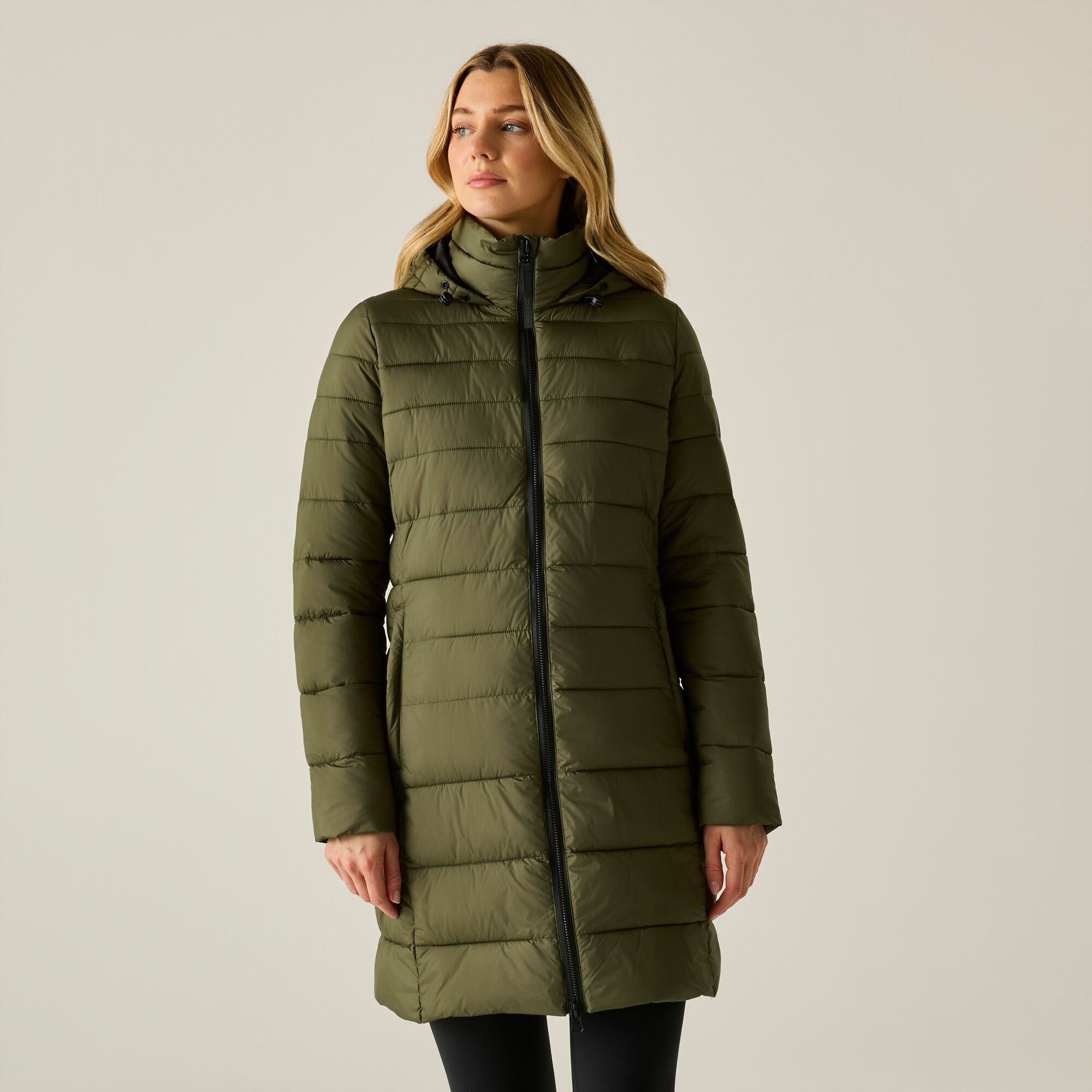 Regatta Women's Amara Padded Jacket - Green Size 18