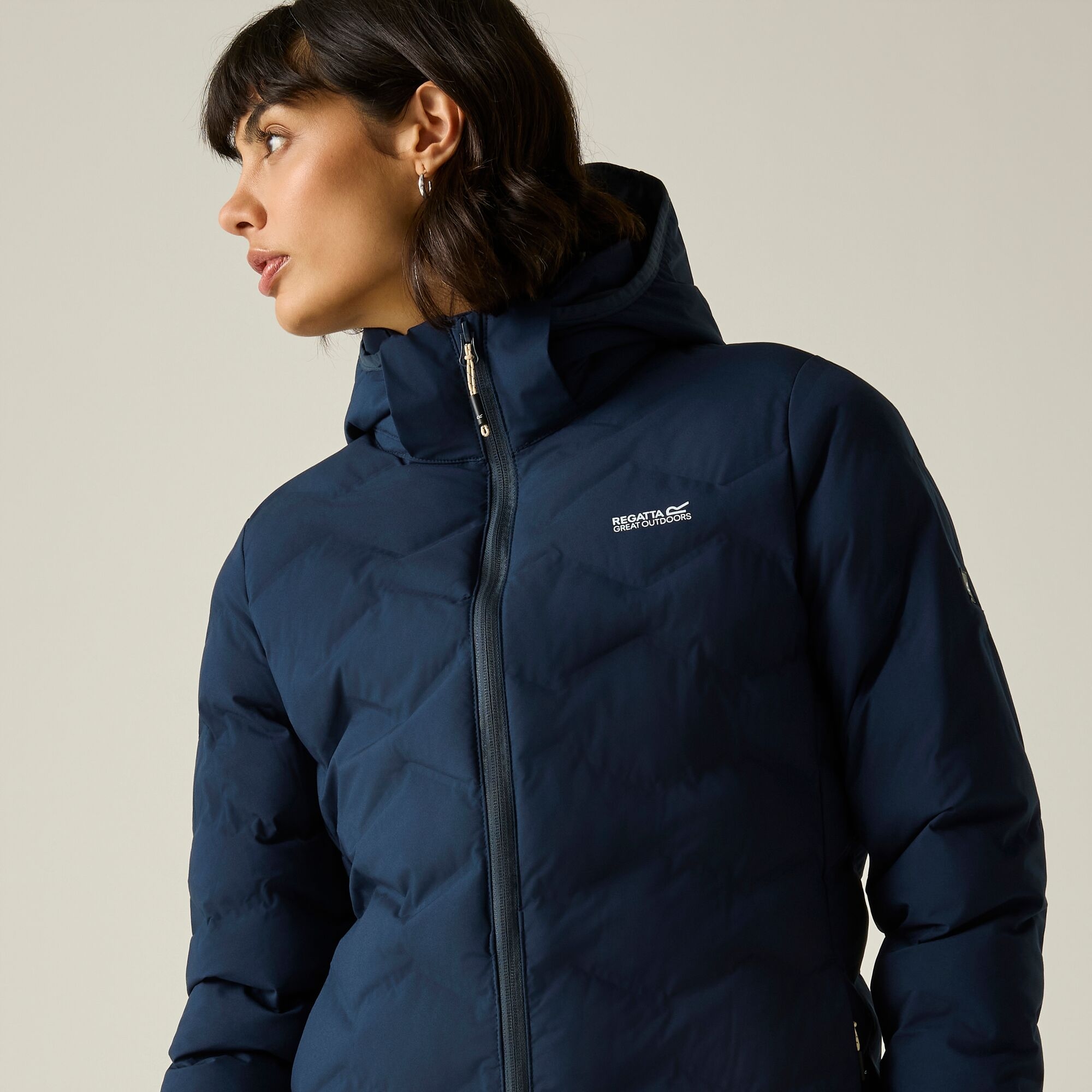 Regatta Women's Deyla Quilted Jacket - Blue Size 20