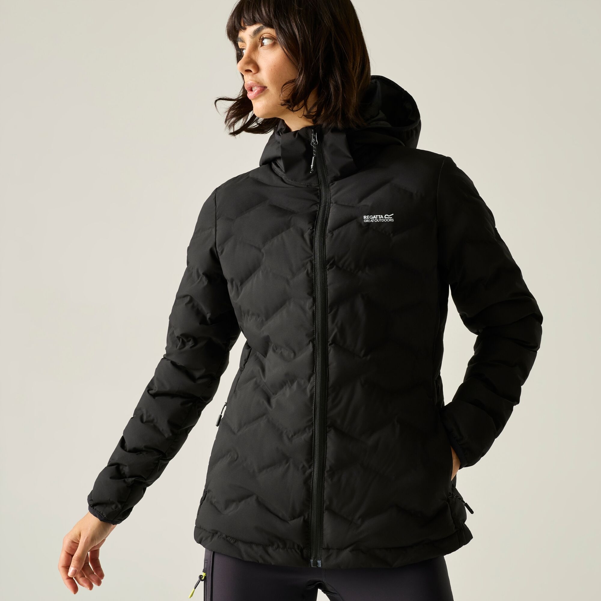 Regatta Women's Deyla Quilted Jacket - Black Size 16