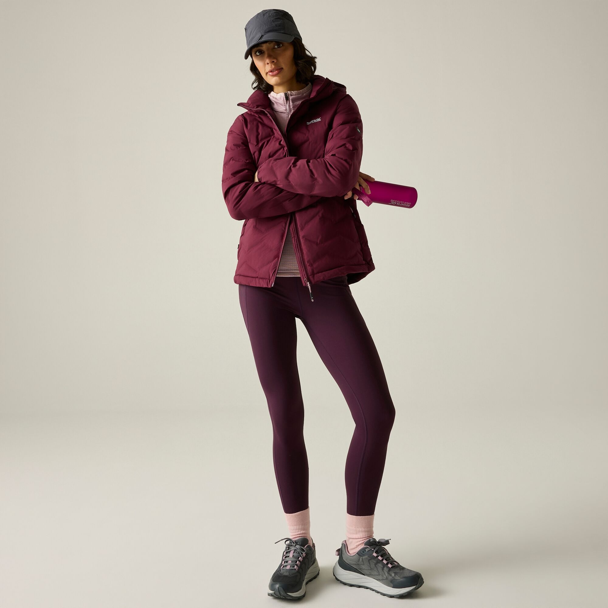 Regatta Women's Deyla Quilted Jacket - Purple Size 8