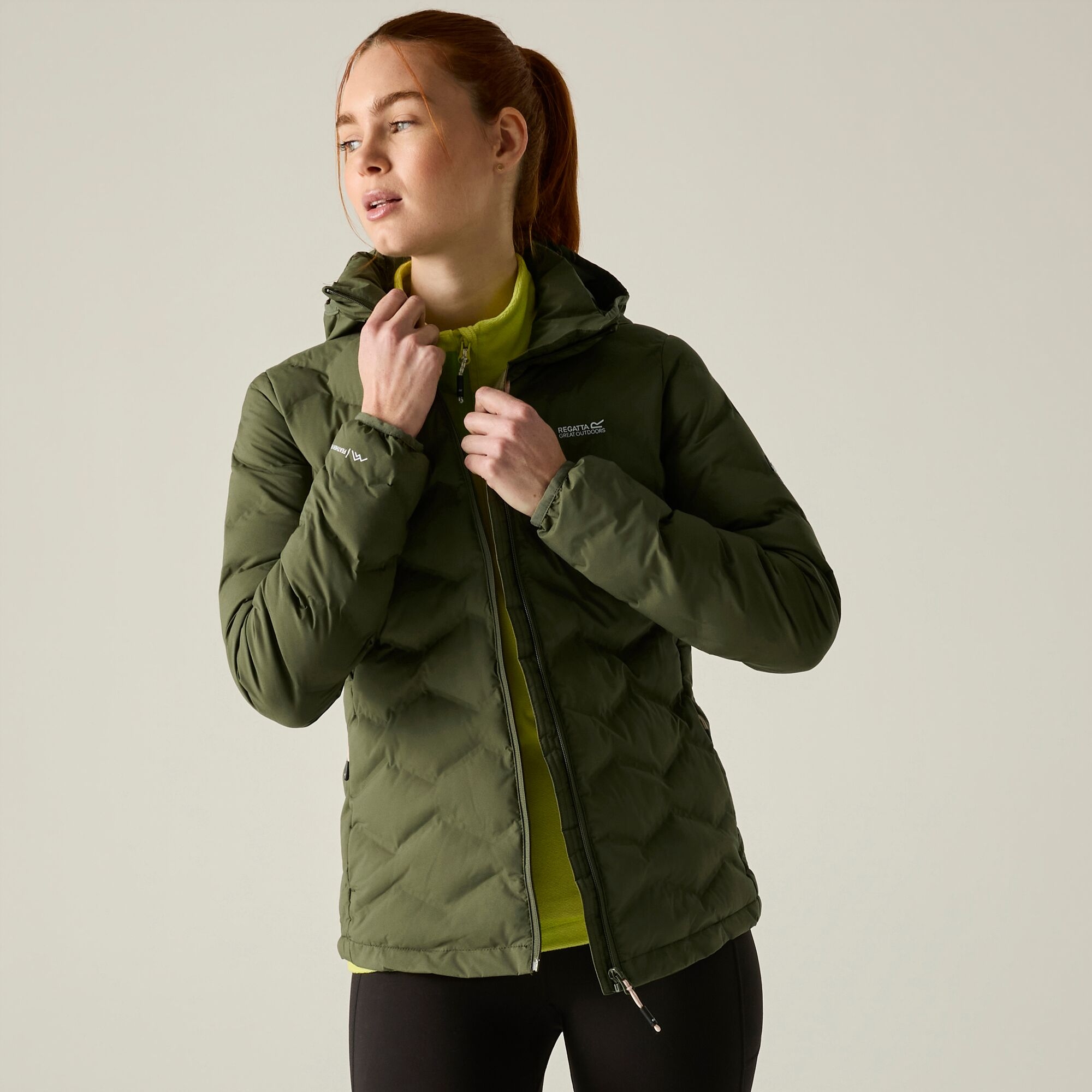 Regatta Women's Deyla Quilted Jacket - Green Size 16