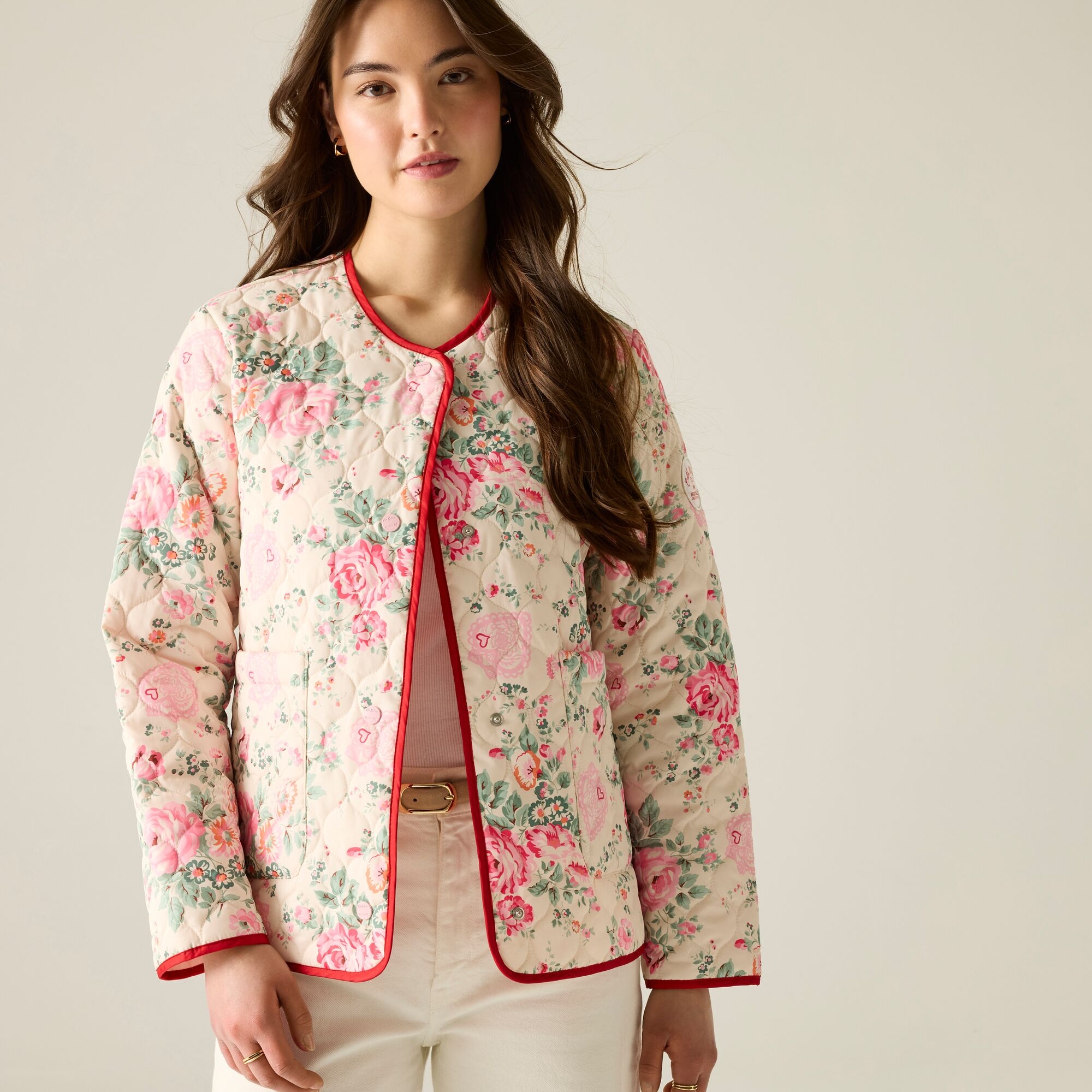 Regatta Cath Kidston Quilted Jacket Size: 16 Women's Beige