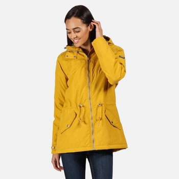 Women's Brigid Waterproof Insulated Hooded Jacket Mustard Seed