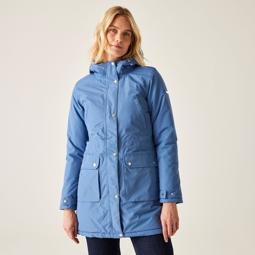 Women's voltera waterproof heated jacket magnet grey cheap