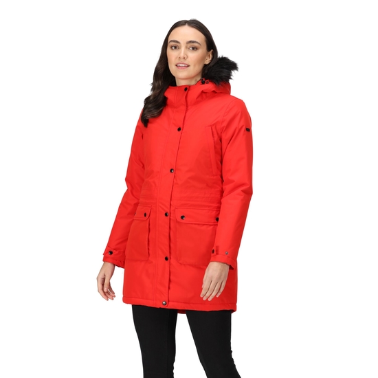 Women's Voltera Waterproof Heated Jacket Code Red