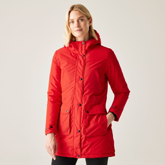 Women's Voltera Waterproof Heated Jacket Code Red