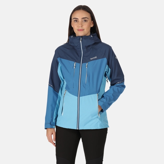 Women's Carletta VII 3-In-1 Waterproof Jacket Dark Denim Ethereal Blue