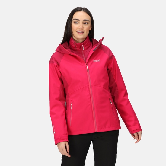 Women's Wentwood VII 3-In-1 Waterproof Jacket Pink Potion